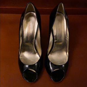 Georgina Goodman black patent leather heels